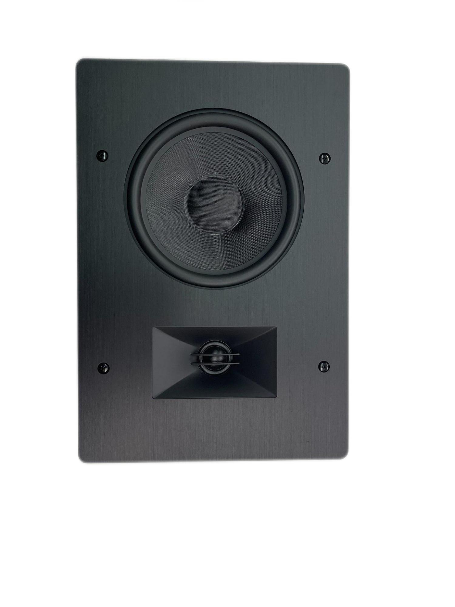 8 inch slim in-wall speaker for home theater surround sound