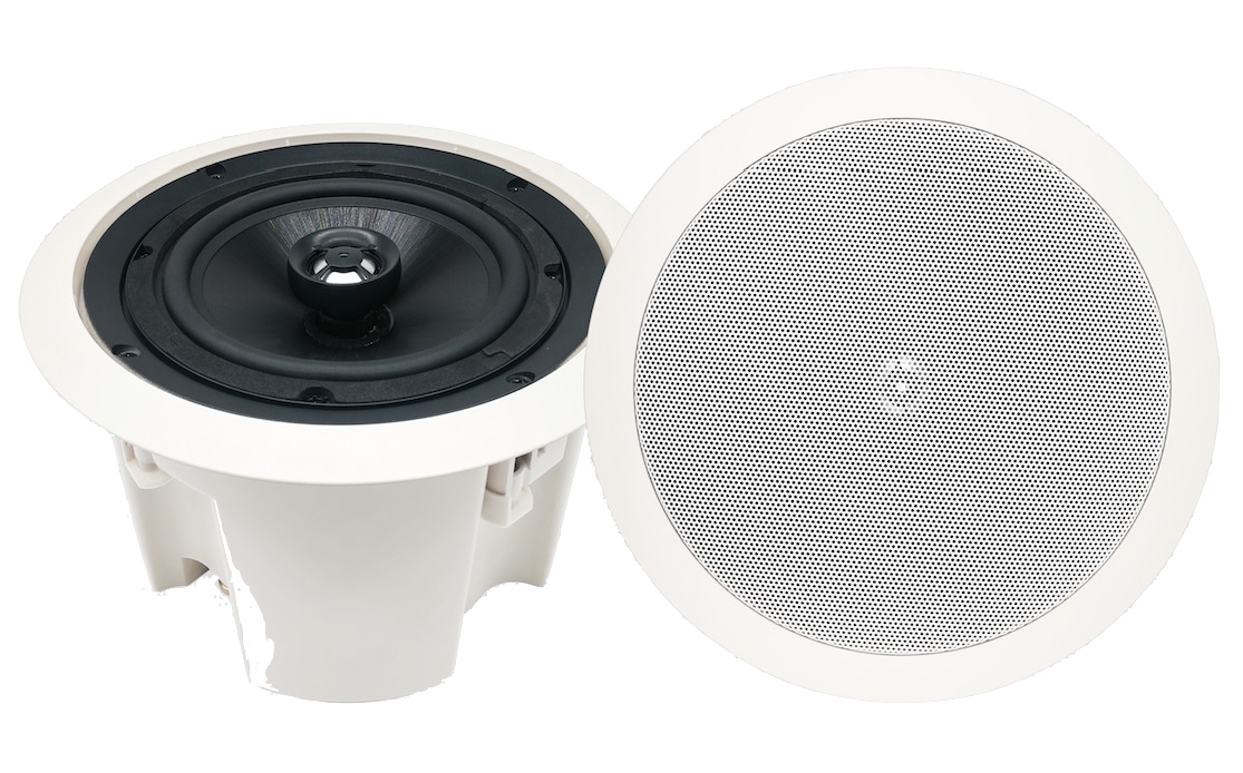 8 Inch In-ceiling Speakers with Rear Cover